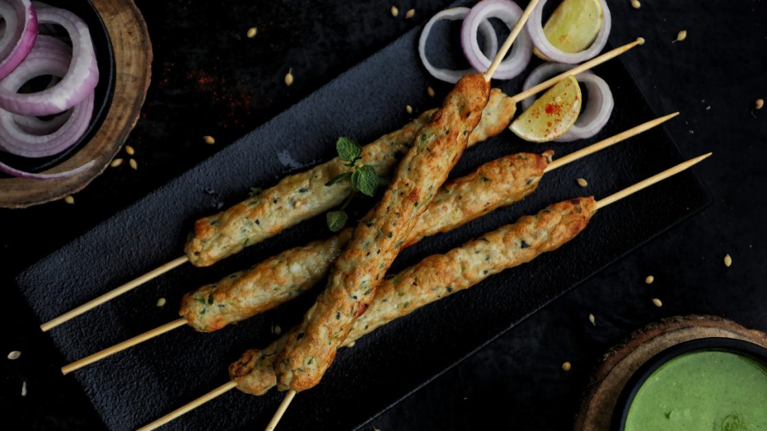 Air-Fried Seekh Kebabs