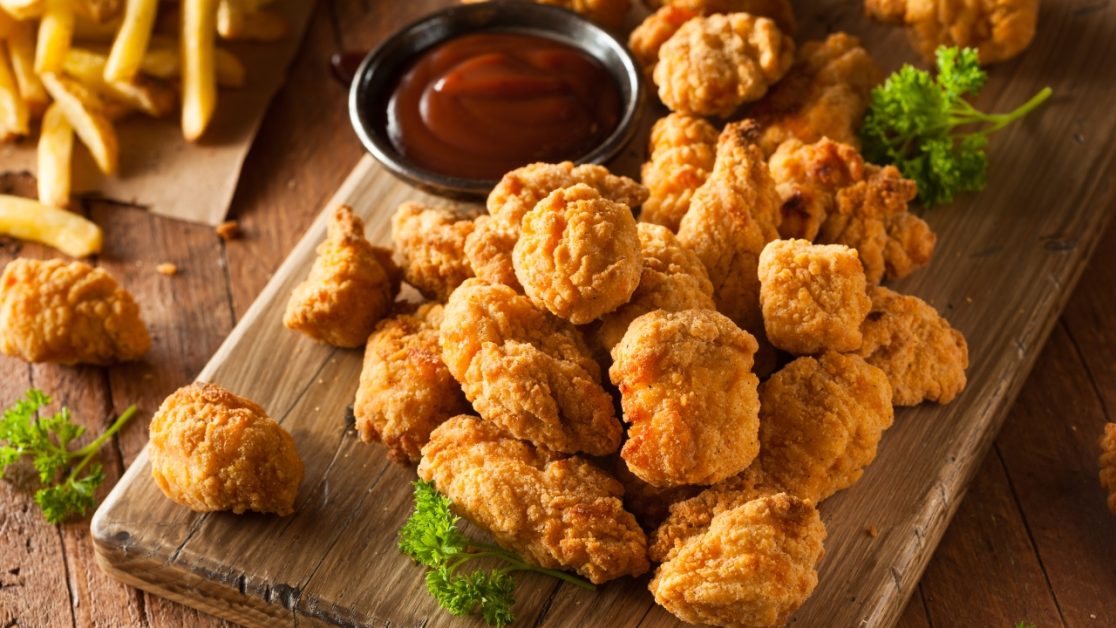Air fryer chicken popcorn