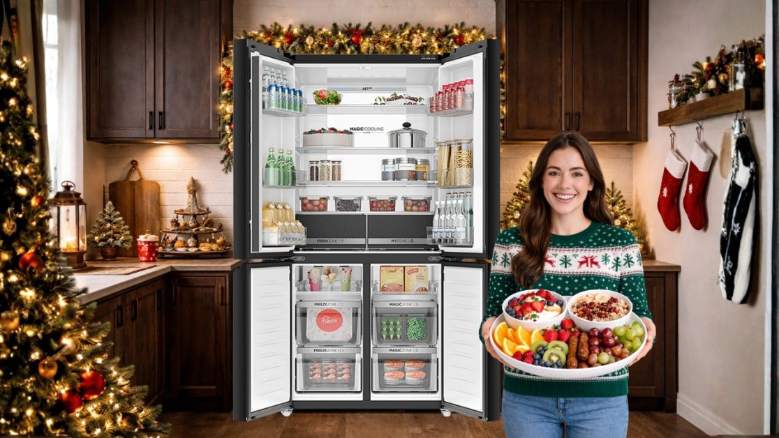 Celebrate Christmas mornings with perfect refrigerator
