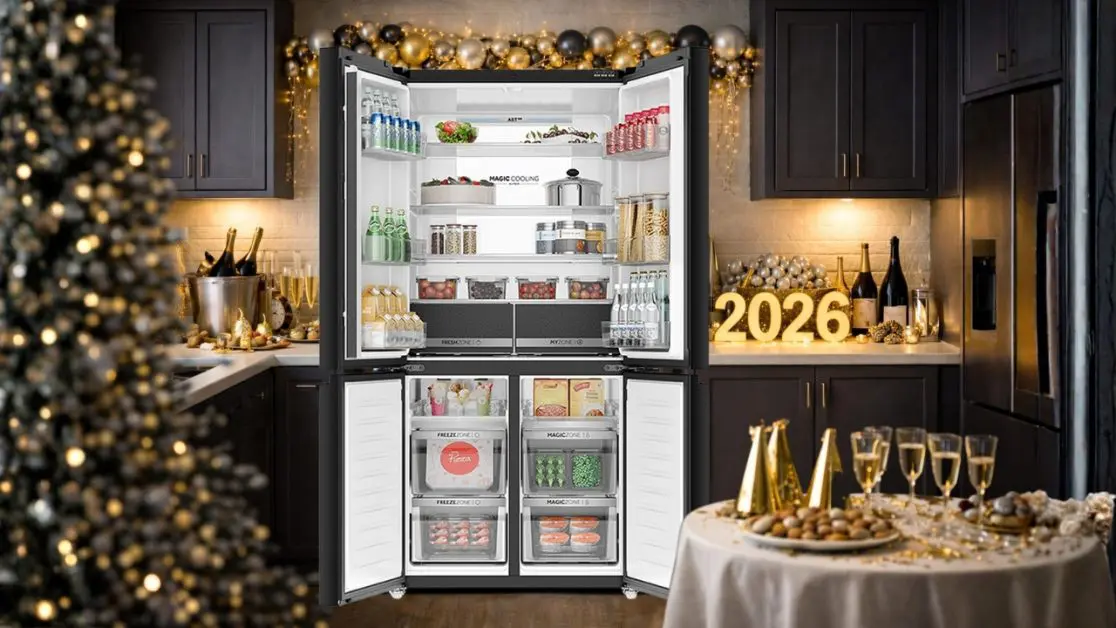 Convertible refrigerator during party season