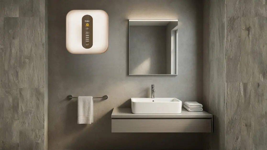 December changes how the bathroom works with water heater