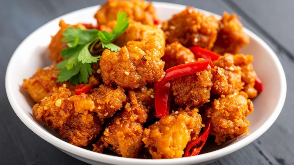Enjoy Air Fried Chicken Popcorn Remix on match nights