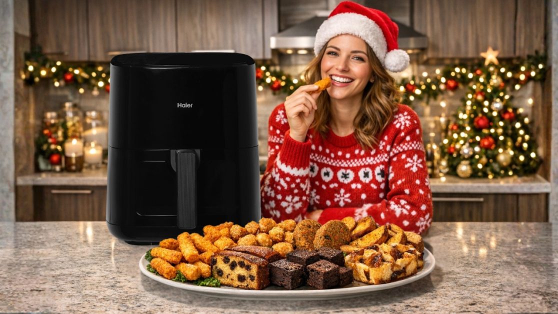 Enjoy Christmas crunch with air fryer