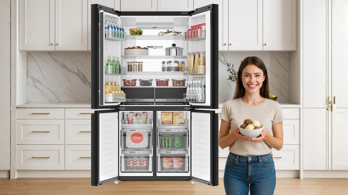 Enjoy Cool Desserts every time with this refrigerator