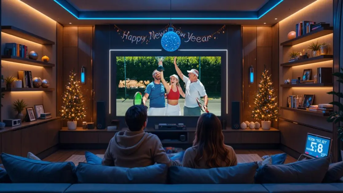 Enjoy Snacks, breaks, and the rhythm of a marathon with mini LED TV