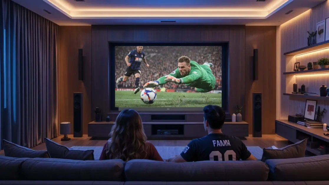 Enjoy football in OLED TV