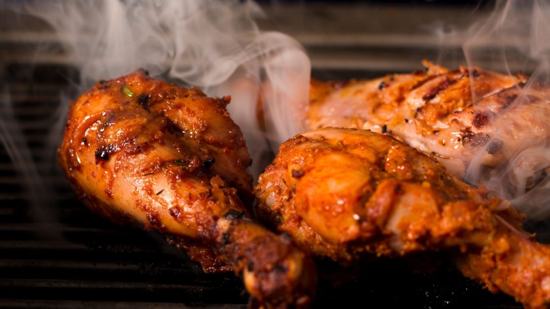 Experience Rotisserie mode for chicken grills