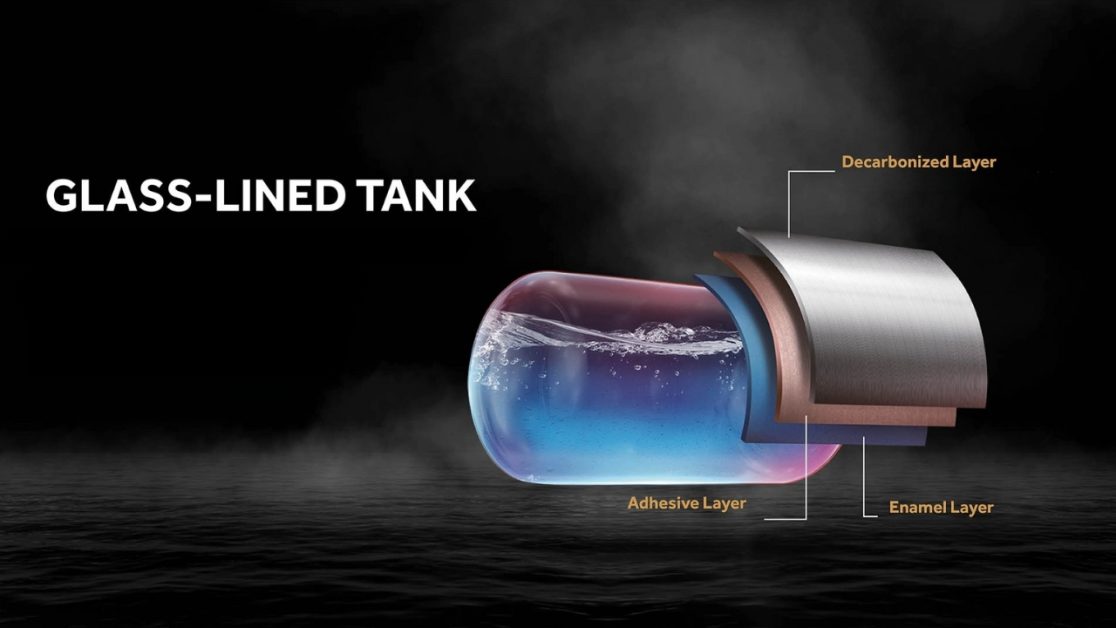 Glass lined Tank in water heater