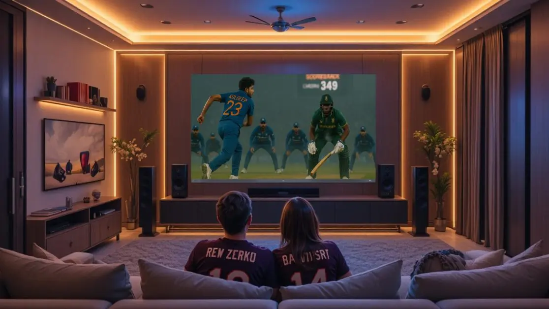 Home Setup That Turns Cricket into Cinema