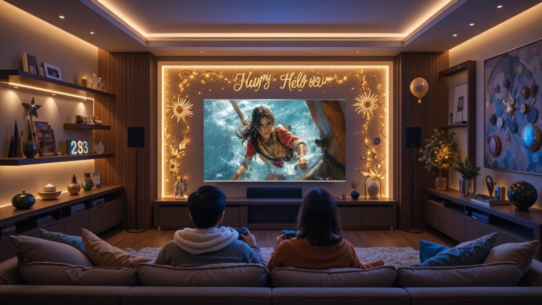 Indian living room TV works as a shared system
