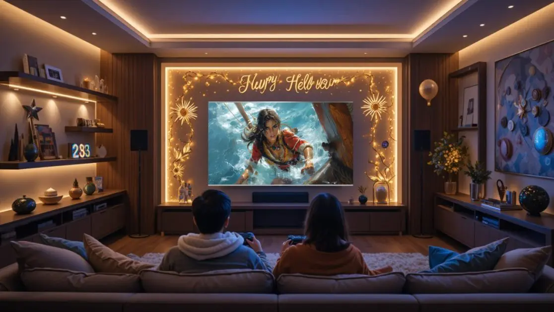 Indian living room TV works as a shared system