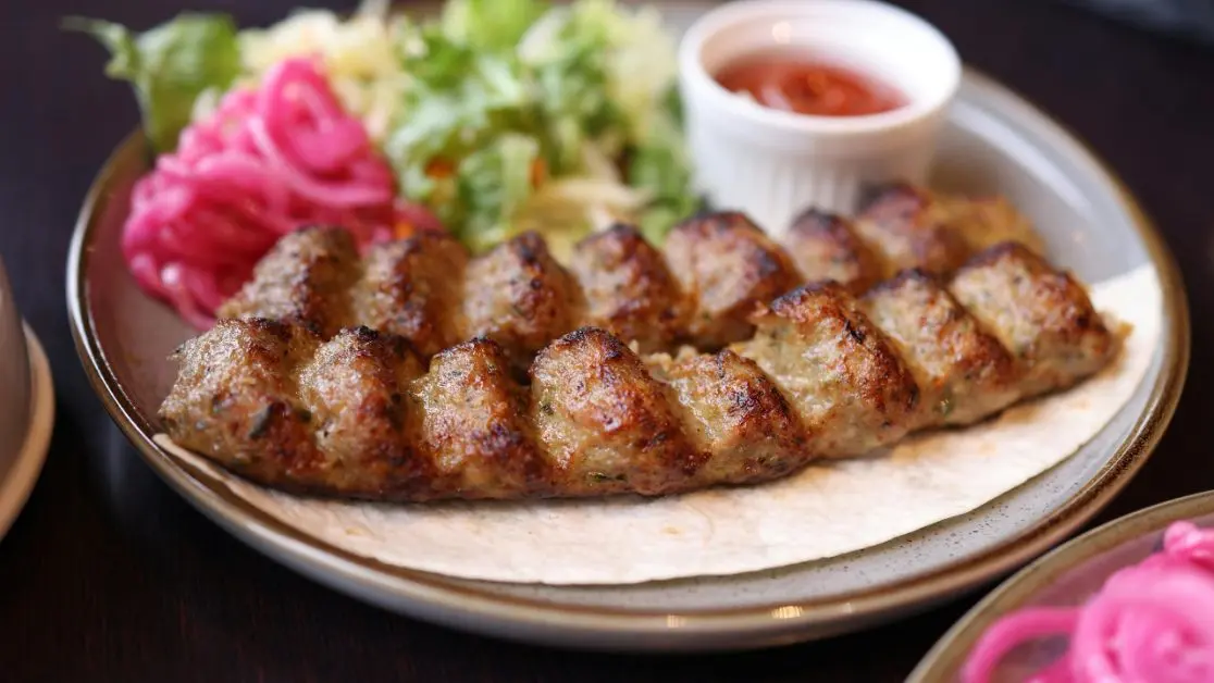 Kebabs need controlled grilling in microwave