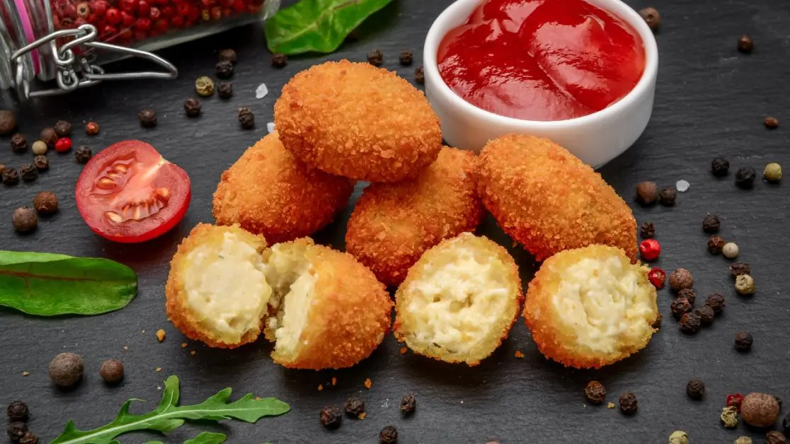 Make Corn Cheese Balls in air fryer