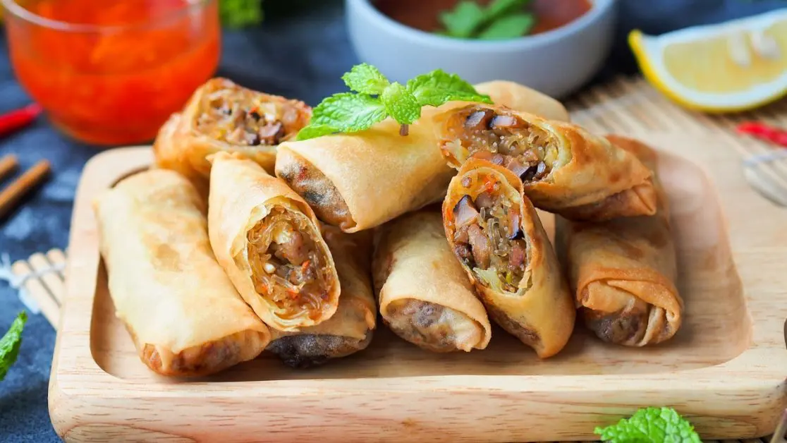 Make Spring Rolls in air fryer