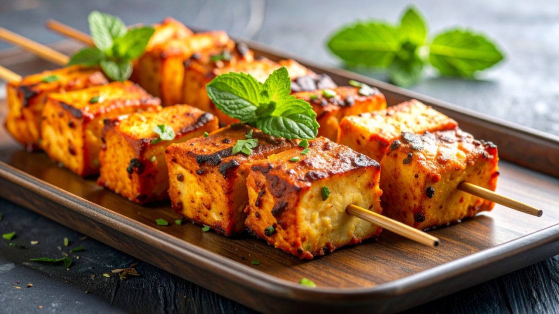 Make paneer tikka in air fryer
