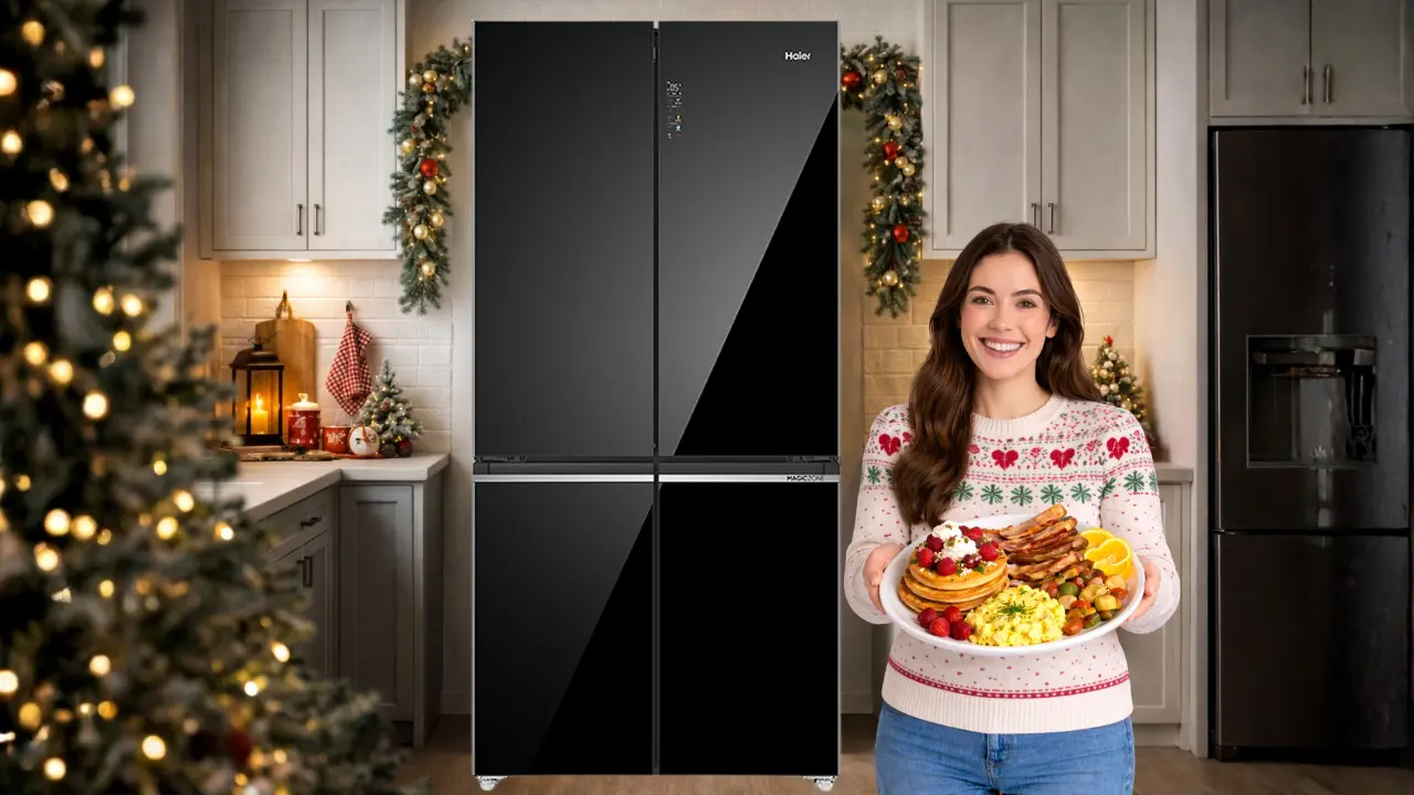 Perfect Refrigerator for Christmas morning