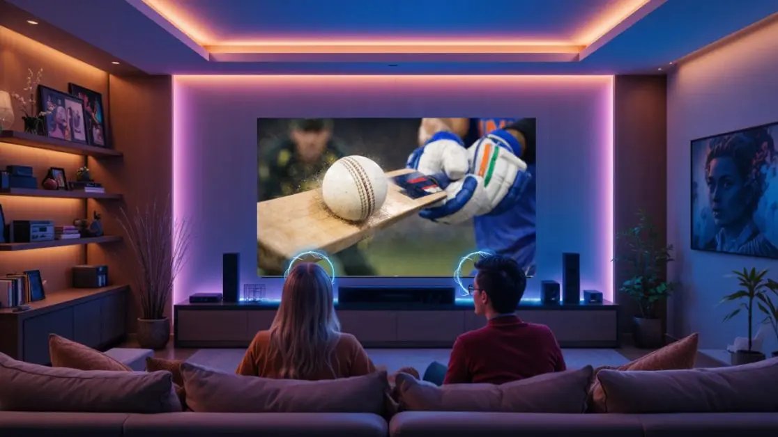 TV sound matters more in cricket