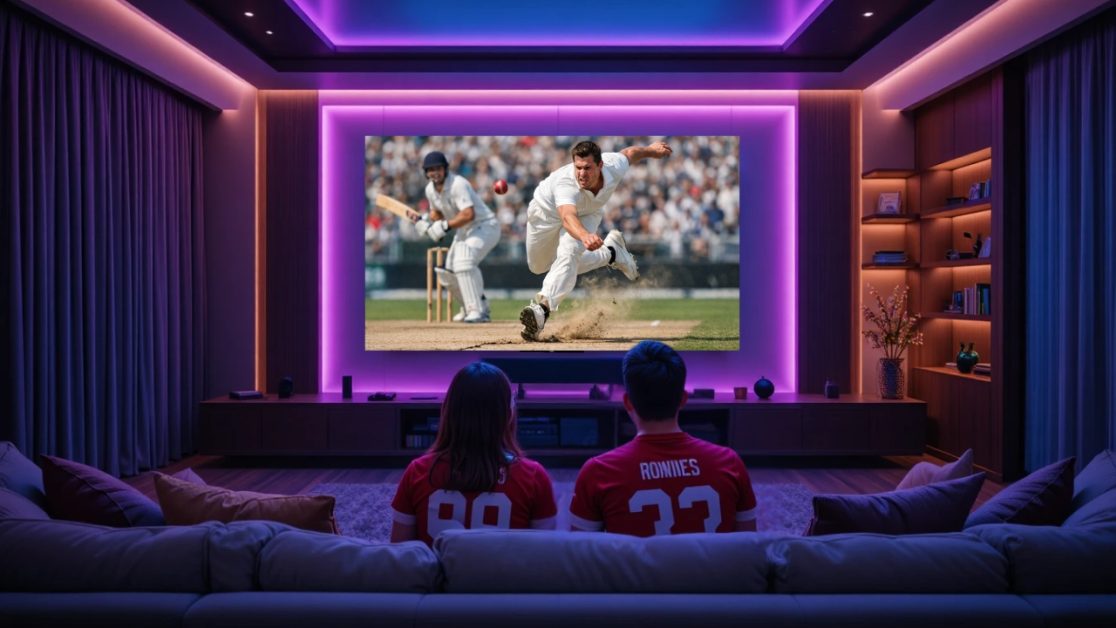 This TV is perfect for cricket