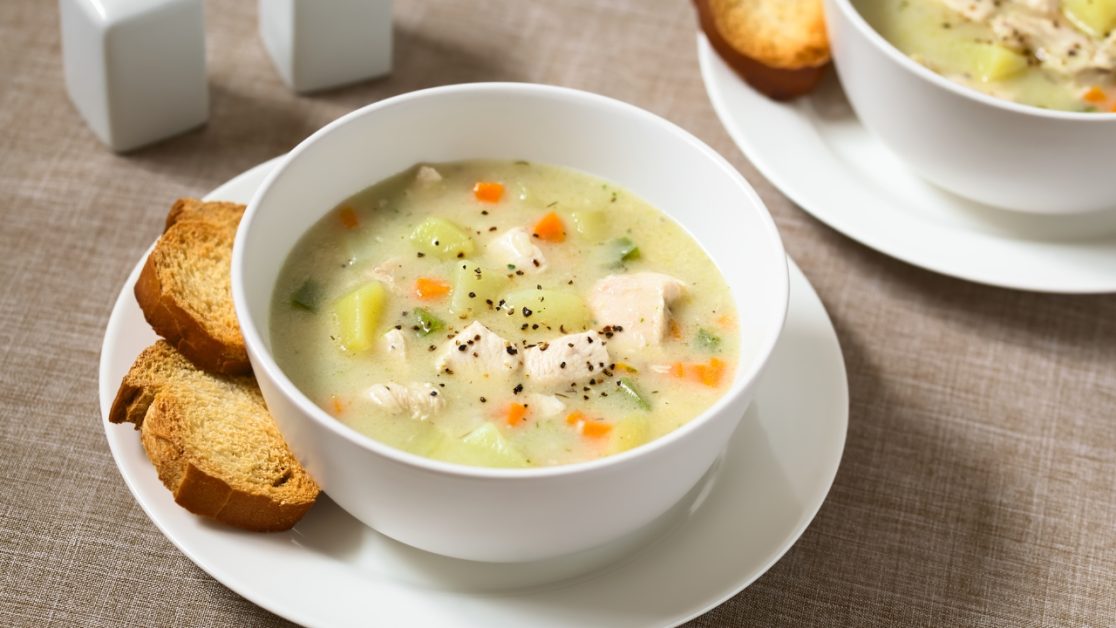 Vegetable Bread Bowl Soup