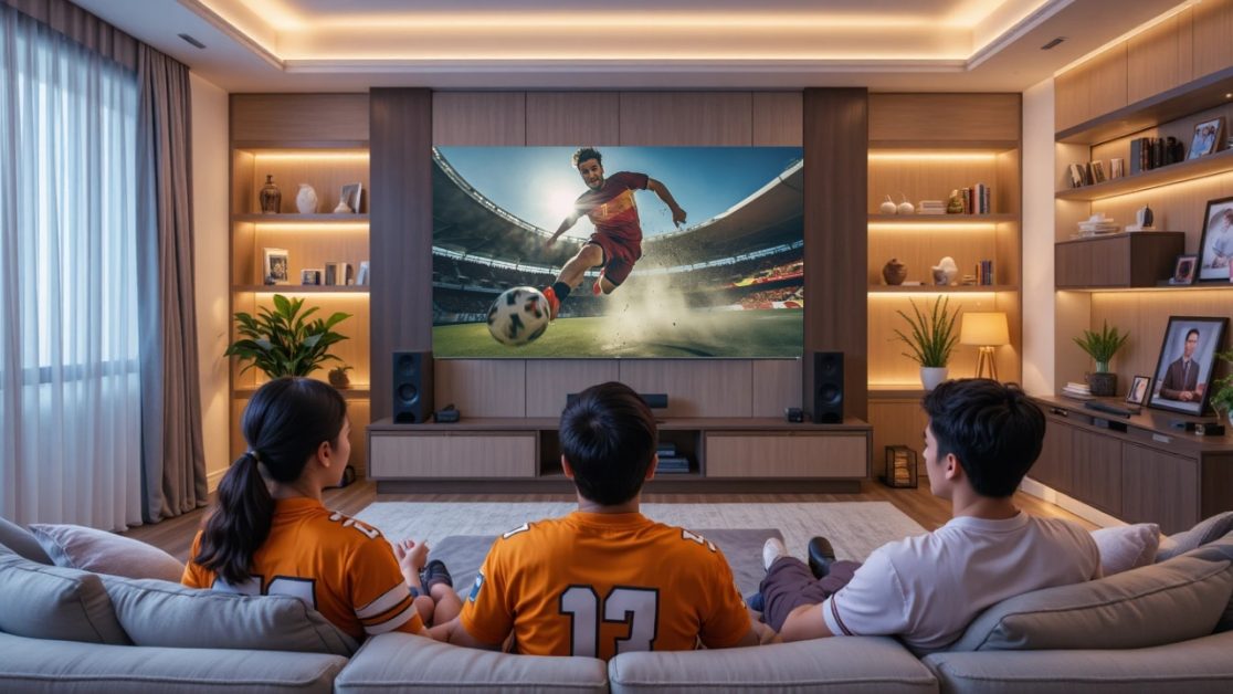 Watch Champions League in Mini LED TV