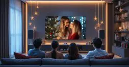 Watch Christmas movies in OLED TV