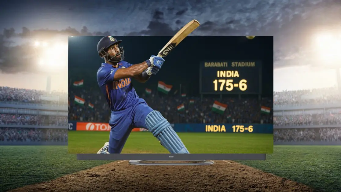 Watch Hardik’s performance on OLED TV