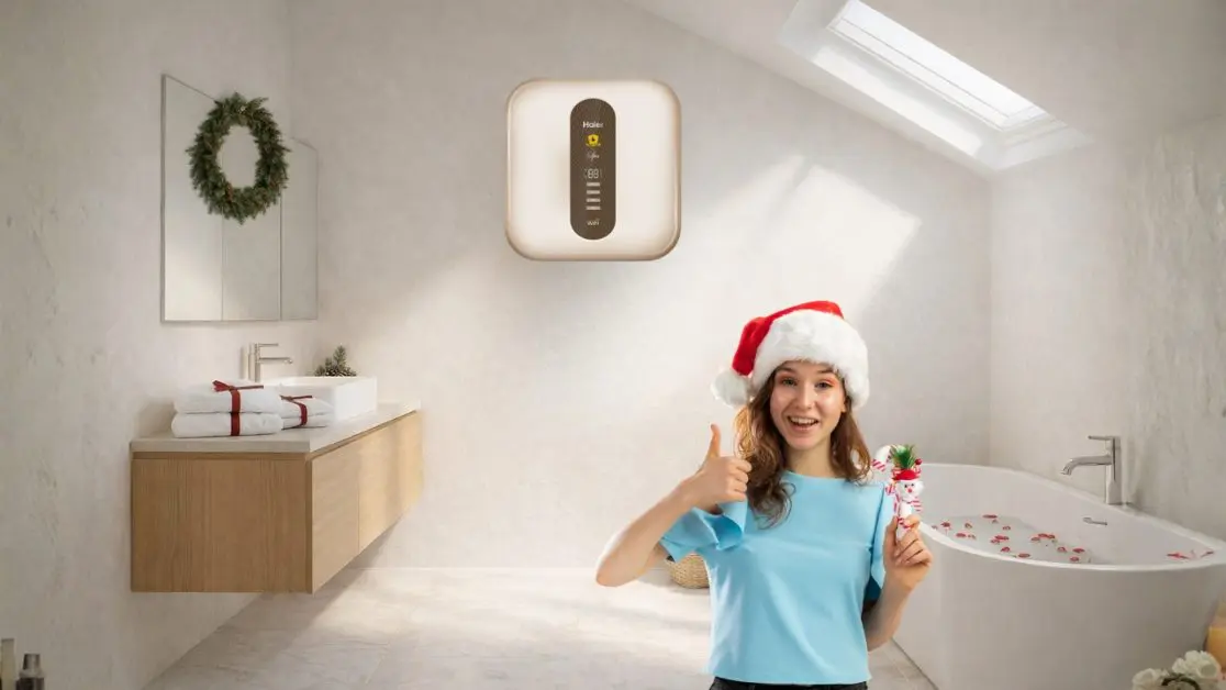 Water Heater with WIFI feel prepared for festivals