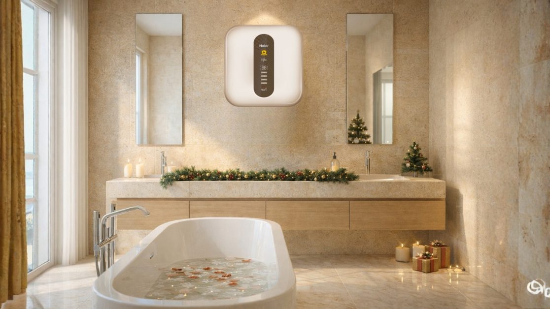 Water heater for Festive winter morning