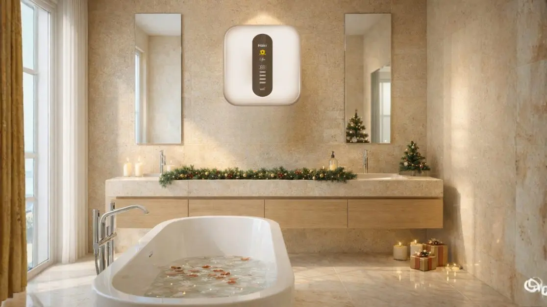 Water heater for Festive winter morning