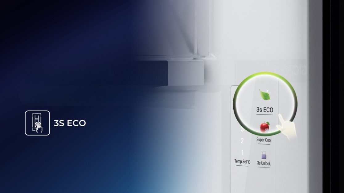 3-Second Eco Mode in refrigerator