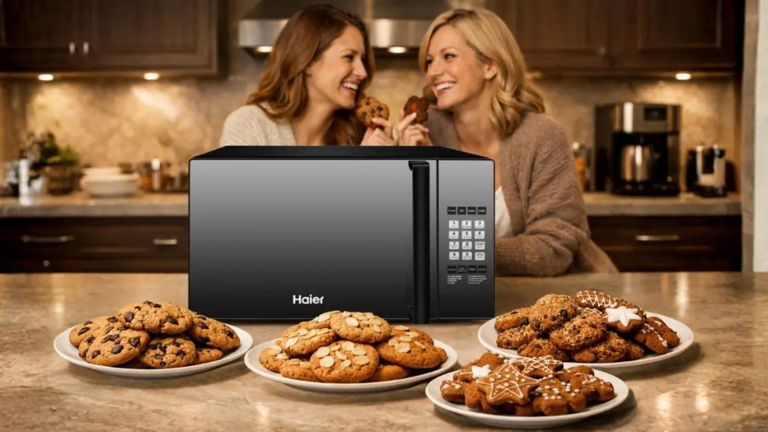 Baking Cookies for Santa Using a Convection Microwave