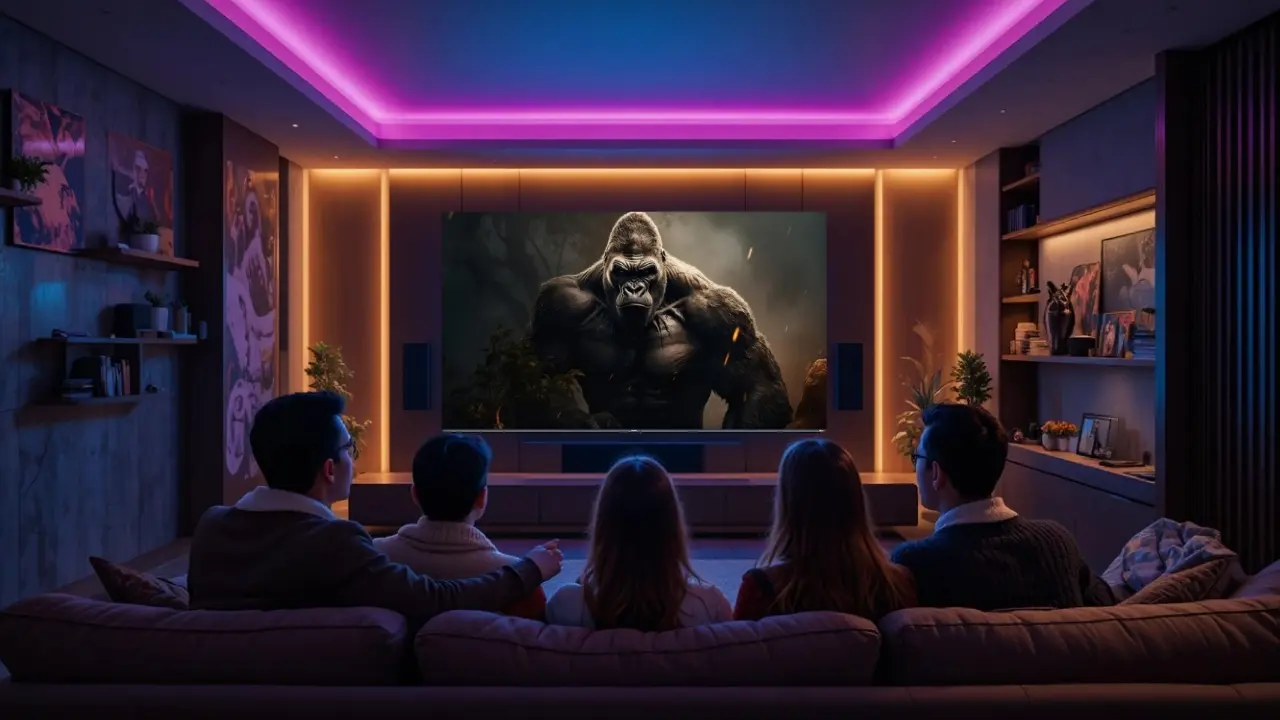 Big Screen TVs Transform Family Entertainment