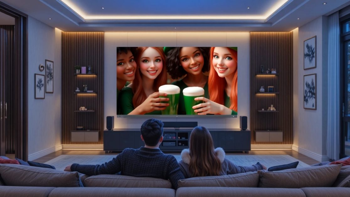 Big screen TV feel different