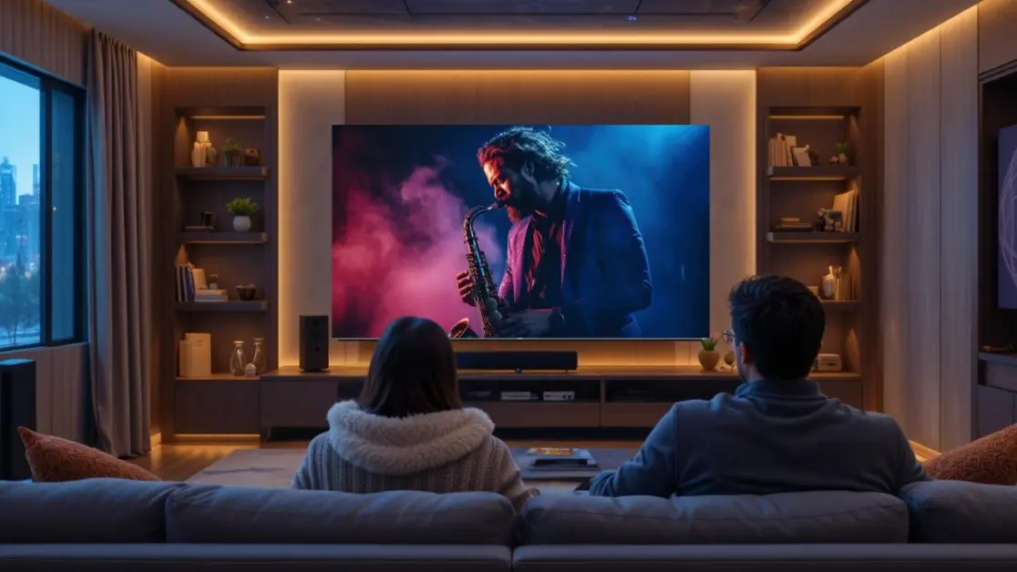 Built in premium sound in mini LED TV