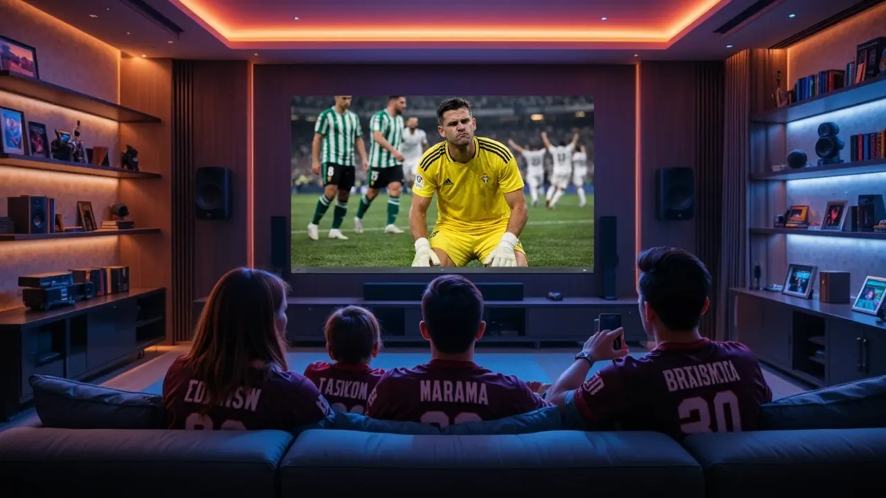 Enjoy match-night with perfect TV screen