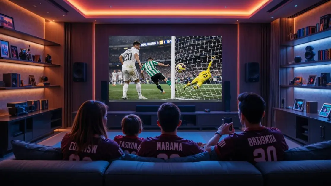 Enjoy match-night with perfect screen