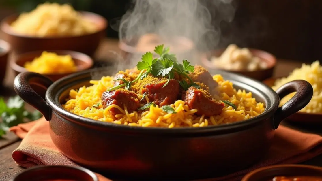 Enjoy reheated biryani