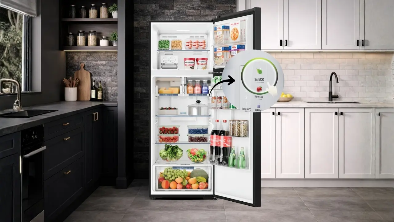 Get 3-Second Eco Mode in this refrigerator