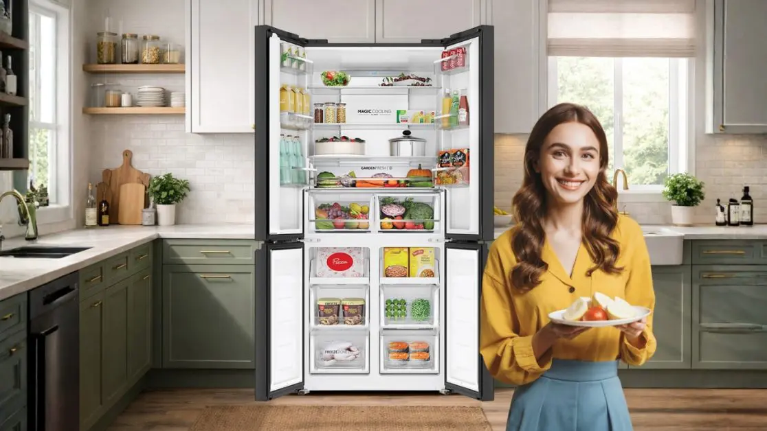Get Smarter Multi door refrigerator home