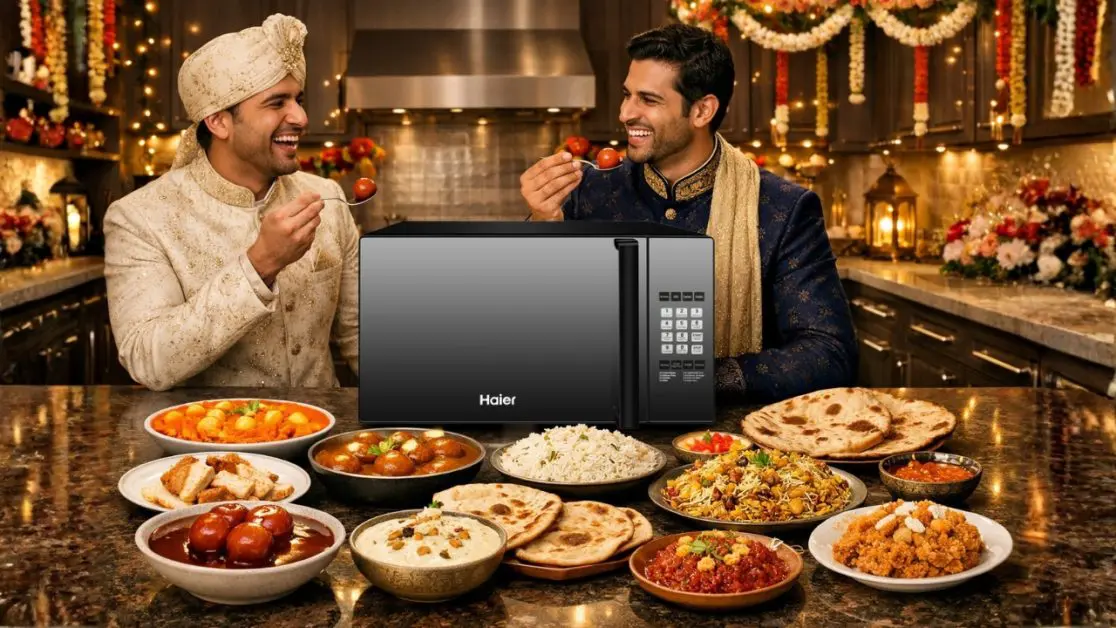 Hidden microwave behind good reheating