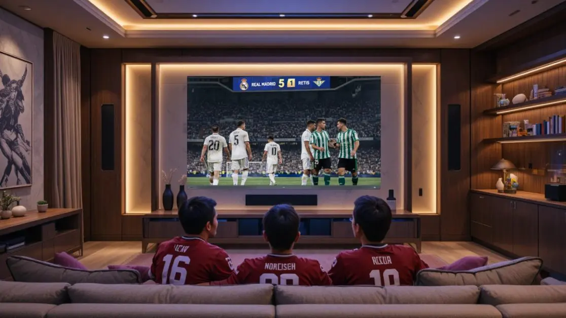 Indian homes do not watch matches in dark rooms