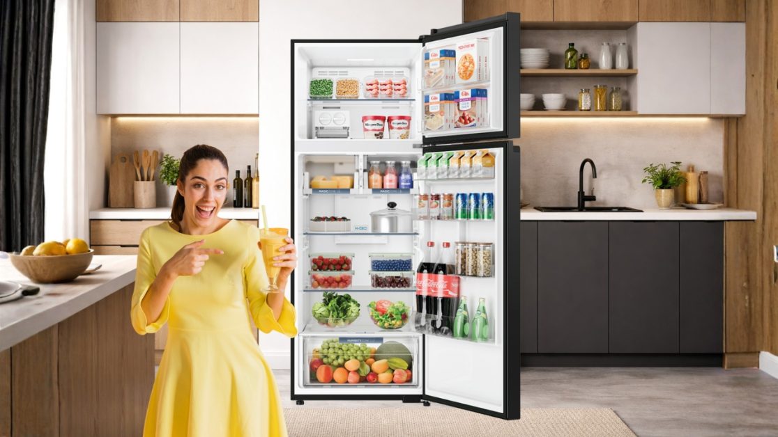 Keep everything fresh in this refrigerator