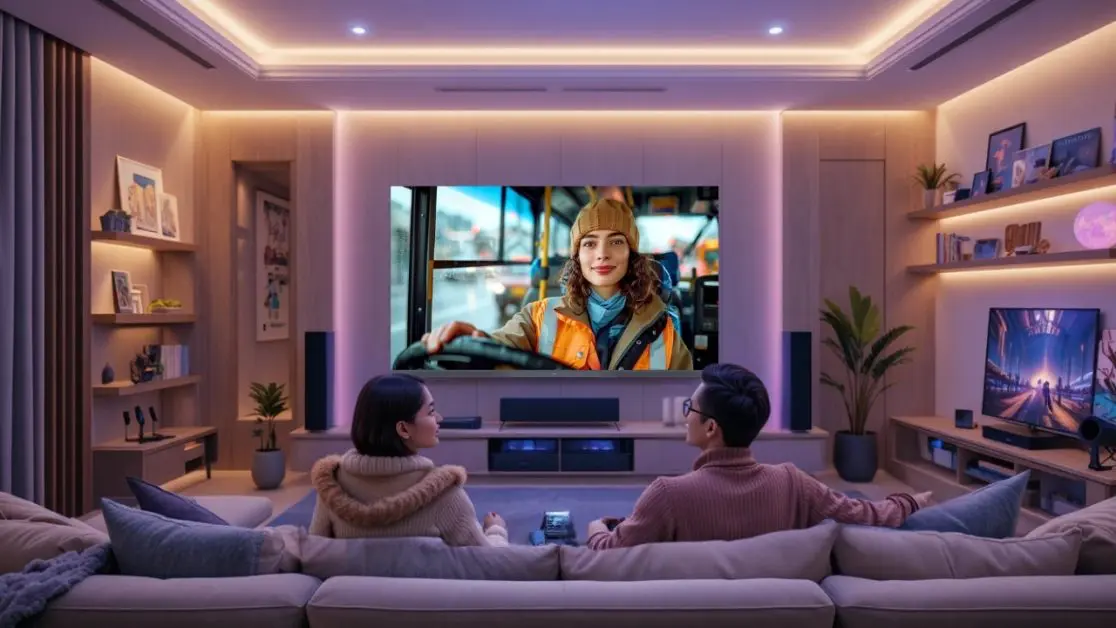 Large TVs Make Movies Feel More Real