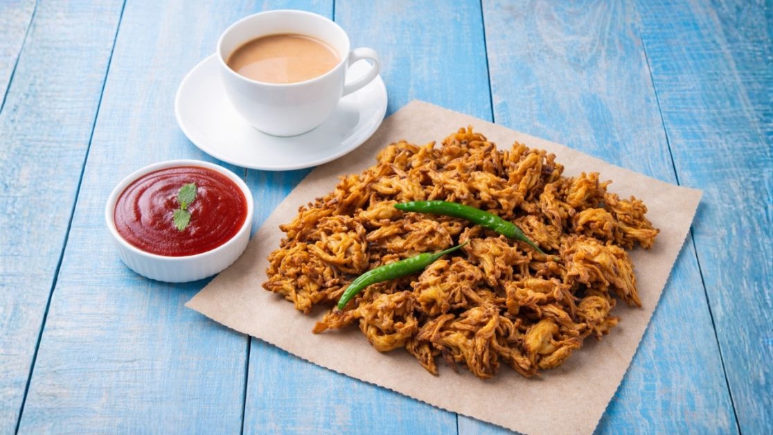 Make perfect Pakoras in microwave