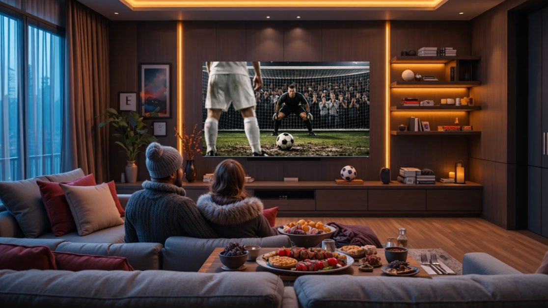 Match-night food strategies with perfect TV