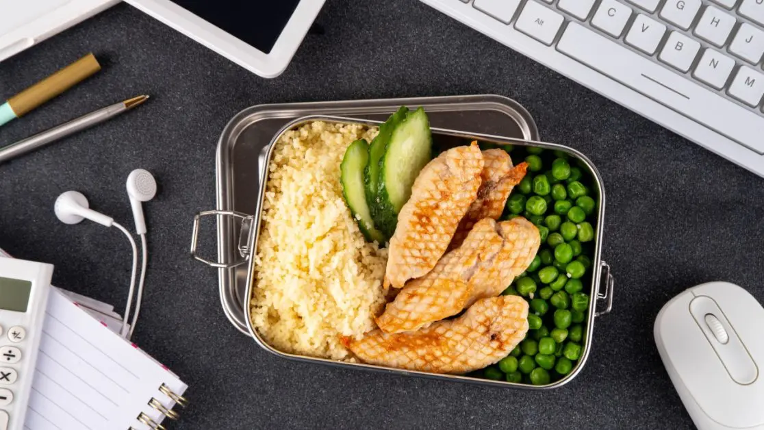 Office with microwave