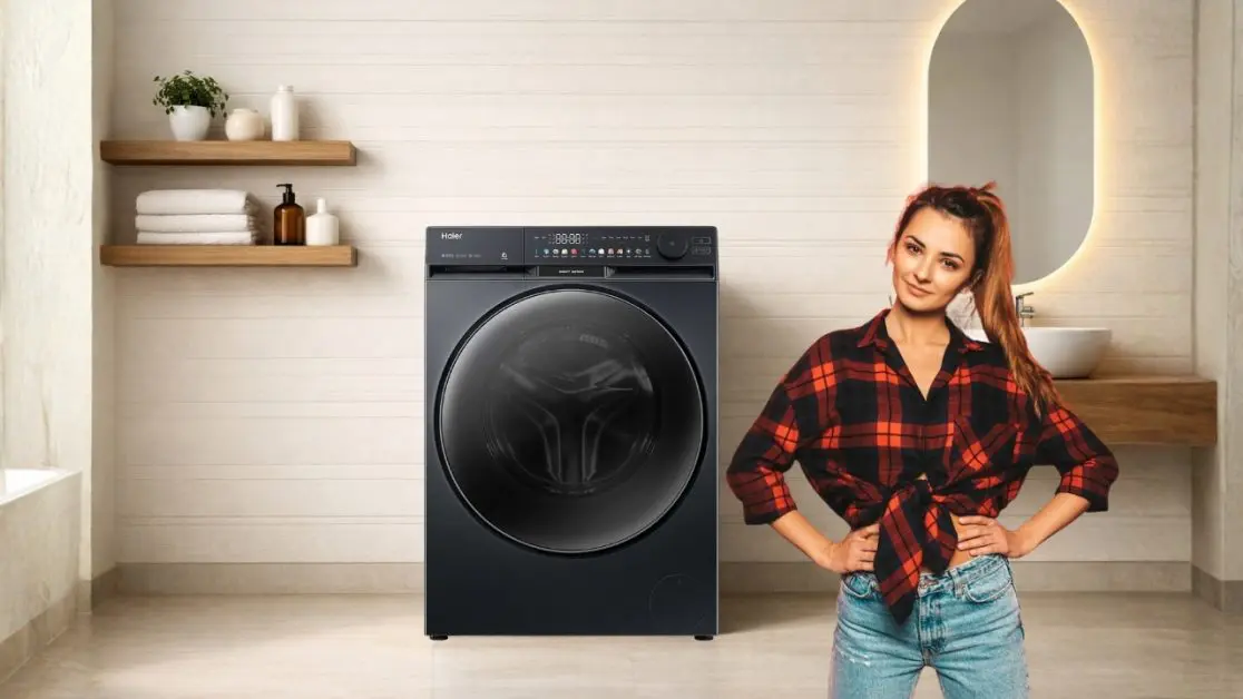 Perfect laundry moments with this washing machine