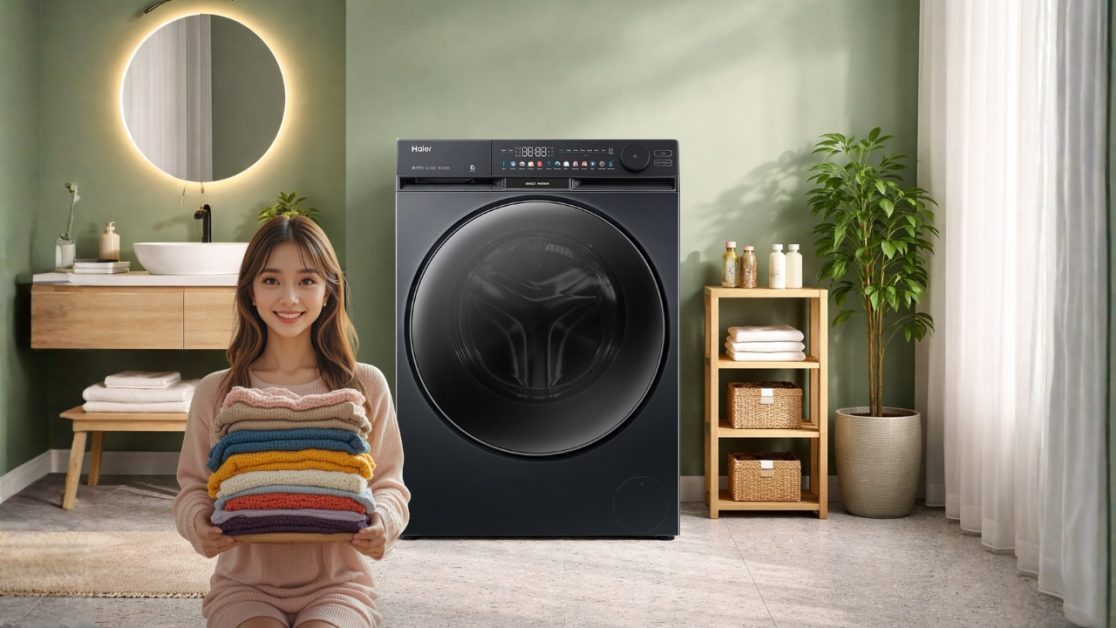 Perfect washing machine with one touch feature