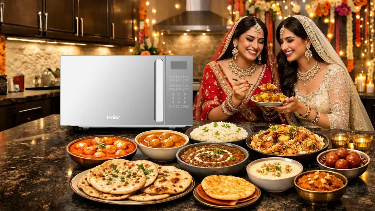 Reheat Indian wedding leftover perfectly in microwave