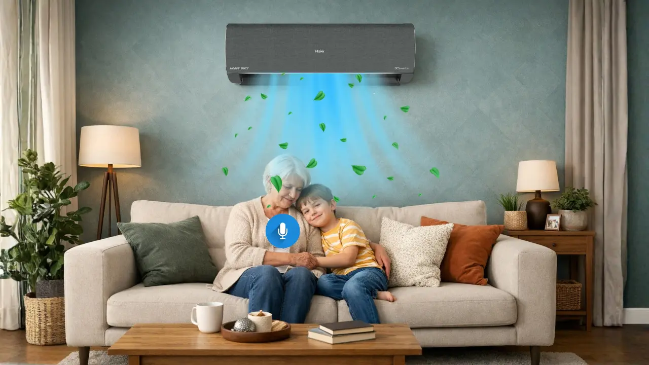 Smart Cooling Solutions for Elderly and Children with Voice Control Technology